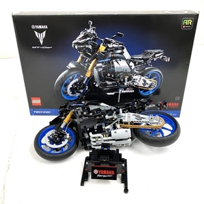 【動作保証】 LEGO テクニック ヤマハ MT-10 SP 42159 組み立て・ステッカー貼り付け済 レゴ バイク 中古 O8806773の画像1