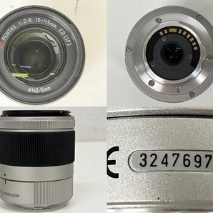 【動作保証】PENTAX Q10 1:2.8-4.5 5-15mm ED 1:2.8 15-45mm ED 一眼レフ ダブルレンズ カメラ 中古 訳あり S8811045の画像8