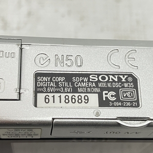 SONY Cyber-shot DSC-W350 コンパクトデジタルカメラ ジャンク H8796153の画像9