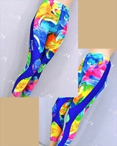 PE2-W98*/ Wacoal /CW-X!3A-KB* colorful Rainbow * training feeling on ..* sport tights * most low price . postage .. packet if 210 jpy 