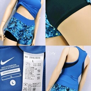 PY3-296◇//NIKE/ナイキ♪Lサイズ*トップス＆インナーパンツ付きボトムス*スイムウエア上下セット※一番安価な送料はゆうパケットなら250円の画像1