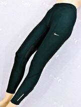 PE2-W07☆//NIKEナイキ♪DRI-FIT*膝裏メッシュ*再帰反射*スポーツロングボトムス※一番安価な送料はゆうパケットなら250円_画像8