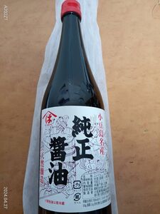 小豆島島名産　純正醤油　720ミリリットル　瓶