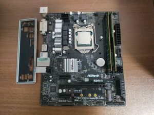 マザーボード ASRock B360M Celeron G4900　DDR4 16GB　CPU　マザーボード メモリ　セット