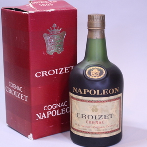 p-1892 未開栓古酒 CROIZET クロワゼ コニャック ナポレオン 700mLの画像1