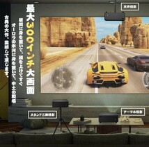 Ysametp プロジェクター 小型 輝度アップ 12000LM 4K フルHD1080P 5.0G/2.4GWi-Fi Bluetooth5.1 内蔵スピーカー 台形補正_画像5