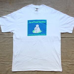 1997年 犬イヌ ネコ猫 キャット ドッグCat ヴィンテージTシャツ アメリカUSA イラスト ONEITA アート 古着XLかわいい ヒューマン友達 仲間