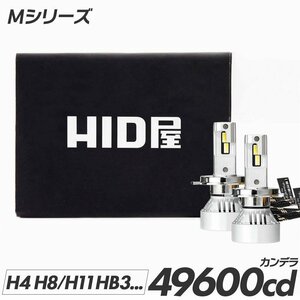 【限定SALE】1,800円OFF【安心保証】送料無料 LED ヘッドライト H1 H3 H4 H7 H8 H10 H11 H16 H19 HB3 6500k 車検対応 HID屋 BRZ S4などに