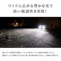 【安心保証】【送料無料】LED ヘッドライト/フォグランプ ホワイト 68400cd 車検対応 H4 H8 H11 H16 H10 HB3 HB4 D2S D4S フェアレディZ_画像5