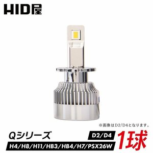 【安心保証】【送料無料】LED ヘッドライト/フォグランプ ホワイト 1球 6500K 車検対応 H4 H8 H11 H16 H10 HB3 HB4 PSX26W D2S D4S