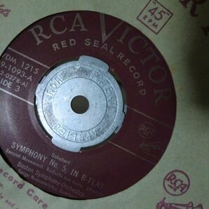 (KAW)何点でも同送料 4EP/レコード/米 US RCA VICTOR SCHUBERT SYMPHONY No.5 IN B FLAT/red seal 赤盤/712-0277 シューベルト交響曲第5番の画像7