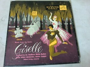 (KAW)何点でも同送料 4EP/レコード/Adam: Ballet Music From Giselle RCA Victor Red Seal WDM1397 赤盤 アダム ジゼルのバレエ音楽 米 box