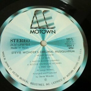 (Q)何点でも同送料 2LP/レコード/STEVIE WONDER/OLIGINAL MUSIQUARIUM/MOTOWN VIP4/スティービー・ワンダー ミュージックエイリアム 2枚組の画像5