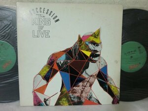 (Q)何点でも同送料 2LP/レコード/RCサクセション/THE KING OF LIVE　ザ・キングオブライブ/2枚組