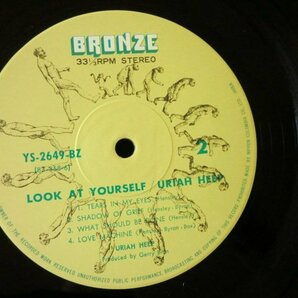 (Q)何点でも同送料 LP/レコード/丸帯付/希少！ユーライアヒープ「対自核」 Uriah Heep Look At Yourself・YS-2649-BZの画像4