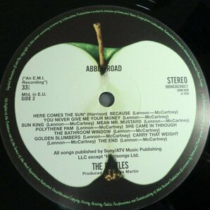 (Q)何点でも同送料 LP/レコード(4)Beatles, The ABBEY ROAD/APPLE/0094638246817/Mfd.in.E.U./ビートルズアビイ・ロードの画像6