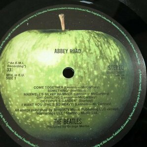 (Q)何点でも同送料 LP/レコード(4)Beatles, The ABBEY ROAD/APPLE/0094638246817/Mfd.in.E.U./ビートルズアビイ・ロードの画像7