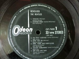 (Q)何点でも同送料 LP/レコード/赤盤/The Beatles/Revolver/Odeon(OP-7600/ビートルズ/リボルバー