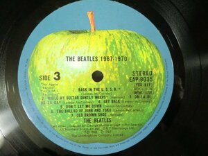 (Q)何点でも同送料 LP/レコード/ザ・ビートルズ The Beatles 1967 - 1970・ 東芝音楽工業 EAP-9034B/1枚のみ