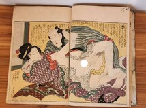 英泉 「志の婦寿李」 春画本 艶本 浮世絵 枕絵 秘画 和本 錦絵 木版画 1823年 文政6年 _画像8