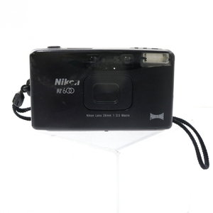 Nikon ニコン AF600 28㎜ 1:3.5 フィルムカメラ ブラックカラー 黒色 初心者 趣味 練習 娯楽 写真 撮影 コンパクト 軽量 007FEDFR55