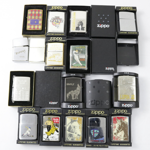 ★【Zippo16点まとめ/総重量約1.2㎏】 喫煙器具 タバコ コレクション コレクター 趣味 娯楽 オシャレ ファッション 010FEFFR75