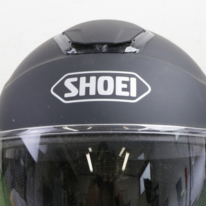 【巾着・説明付き】SHOEI J-Cruise フルフェイスヘルメット 57㎝ ショウエイ ブラックカラー 趣味 初心者 コレクション 015FCKFR30の画像3