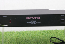 REXER・ VXR-802・VX-802 レシーバー ワイヤレスマイク レクサー 趣味 練習 初心者 コレクション コレクター 003FUJFR54_画像7