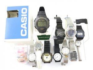 ★【CASIO 腕時計12点まとめ/総重量約0.58㎏】 カシオ オシャレ ファッション ブランド コーディネート コレクション 005FEKFR24