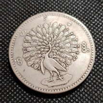 5101　ミャンマー古銭　コイン　約38mm　アンティークコレクション_画像1
