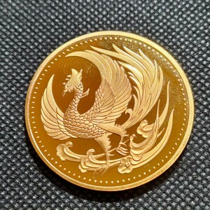 6000　日本古銭　鳳凰　約40mm　菊御紋記念　鍍金金貨　硬貨　レプリカ