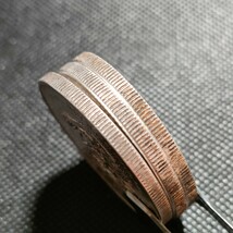 9212　日本古銭　貿易銀貨幣　八年九年十年　アンティークコレクションコイン_画像3