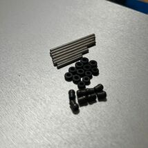 ヨコモ YOKOMO YD-2用 サスアームピン アッパーアームピン アウターピン セット 3mm 2.5mm サスピンボール RD SD MC-1_画像2