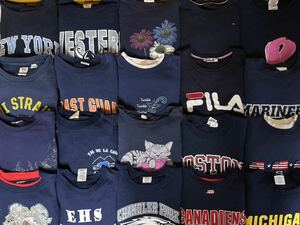 USA old clothes . navy sweatshirt 20 pieces set set sale 1 jpy start . sale America old clothes sweatshirt pull over Levi's 