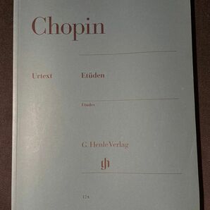 ショパン 練習曲集 Op.10, 25, 3つの新しい練習曲/ヘンレ社/原典版
