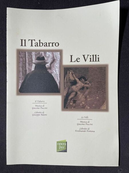 おぺら読本対訳シリーズ(49) 外套・ヴィッリ(妖精たち) ジャコモプッチーニ作曲 河野廣之