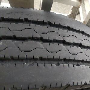 エルフ キャンター等 BRIDGESTONE DURAVIS 225/70R16 117/115LT スチールホイール16×6K 127-9TC ６本セット 茨城県引取限定の画像10