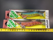 廃番 ヨーヅリ アオリーQエース 3.5号ディープ 箱入 2個セット LOT OF 2 DISCONTINUED YO-ZURI AURIE-Q ACE SQUID JIGS_画像1