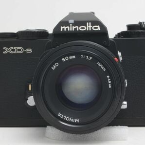 ミノルタ 一眼レフ フィルムカメラ MINOLTA XD-S 単焦点レンズ MD 50mm F1.7の画像1