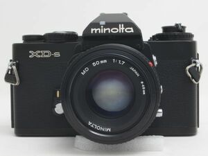 ミノルタ　一眼レフ フィルムカメラ MINOLTA XD-S 単焦点レンズ MD 50mm F1.7