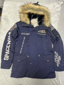 廃盤 アヴィレックス AVIREX N-3B GT10 Flight Jacket NAVY 限定 アビレックス フライト ジャケット 紺 XL 松本人志 着用 モデル \42,900-