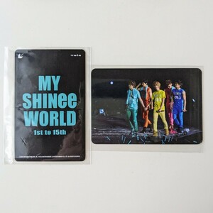 MY SHINee WORLD 使用済ムビチケ ムビチケ特典 トレカ ２枚セット シャイニー オンユ ジョンヒョン キー ミンホ テミン