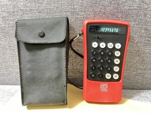 Showa Retro Calculator Citizen Citizen Carry V4 Carry V4 подтверждение ◎ Vintage