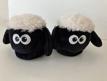 Shaun the Sheep(ひつじのショーン)ぬいぐるみスリッパ/グリーン/ルームシューズ/22〜25cm/タグ無し_画像1