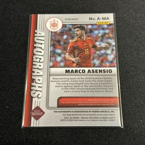 マルコ・アセンシオ MARCO ASENSIO Panini Mosaic Road To World Cup 21-22 サインカードの画像2