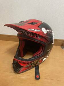 *KBC off-road helmet S size 56cm red series 