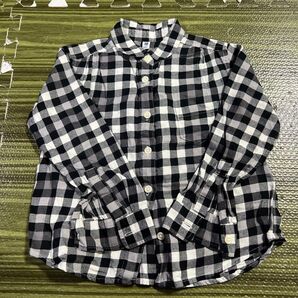 チェック柄 長袖シャツ キッズ UNIQLO
