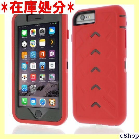 Gumdrop iPhone 6 Plus対応 耐衝撃 2 ロイヤルレッド/グレー DT2-PH6P-RD-GY 4