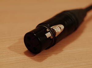 * Y type XLR cable 1 female -2 male sharing Y cable Canare 4E6S 125cm black NC3FXX-B NC3MXX-B gilding *