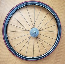 SHIMANO DURA-ACE WH-7801 TU リア 10s C/S＆CORSAタイヤ付属（送料無料）_画像1